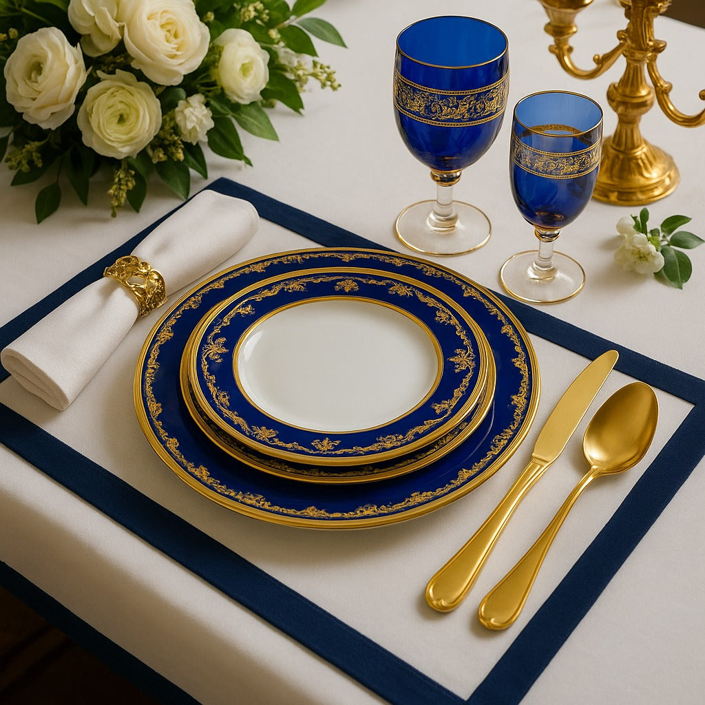 Aparelho de Jantar Azul Celestial Encantado - Serve 06 pessoas / LANÇAMENTO EXCLUSIVO